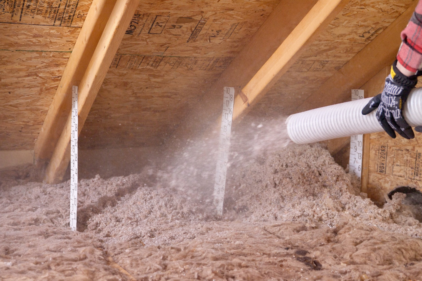 Blown-in insulation in Conway, AR